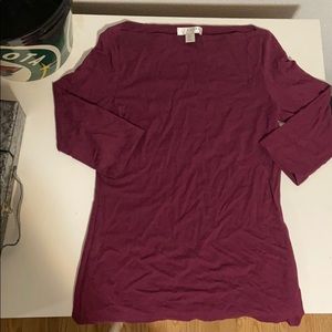 Purple maroon top